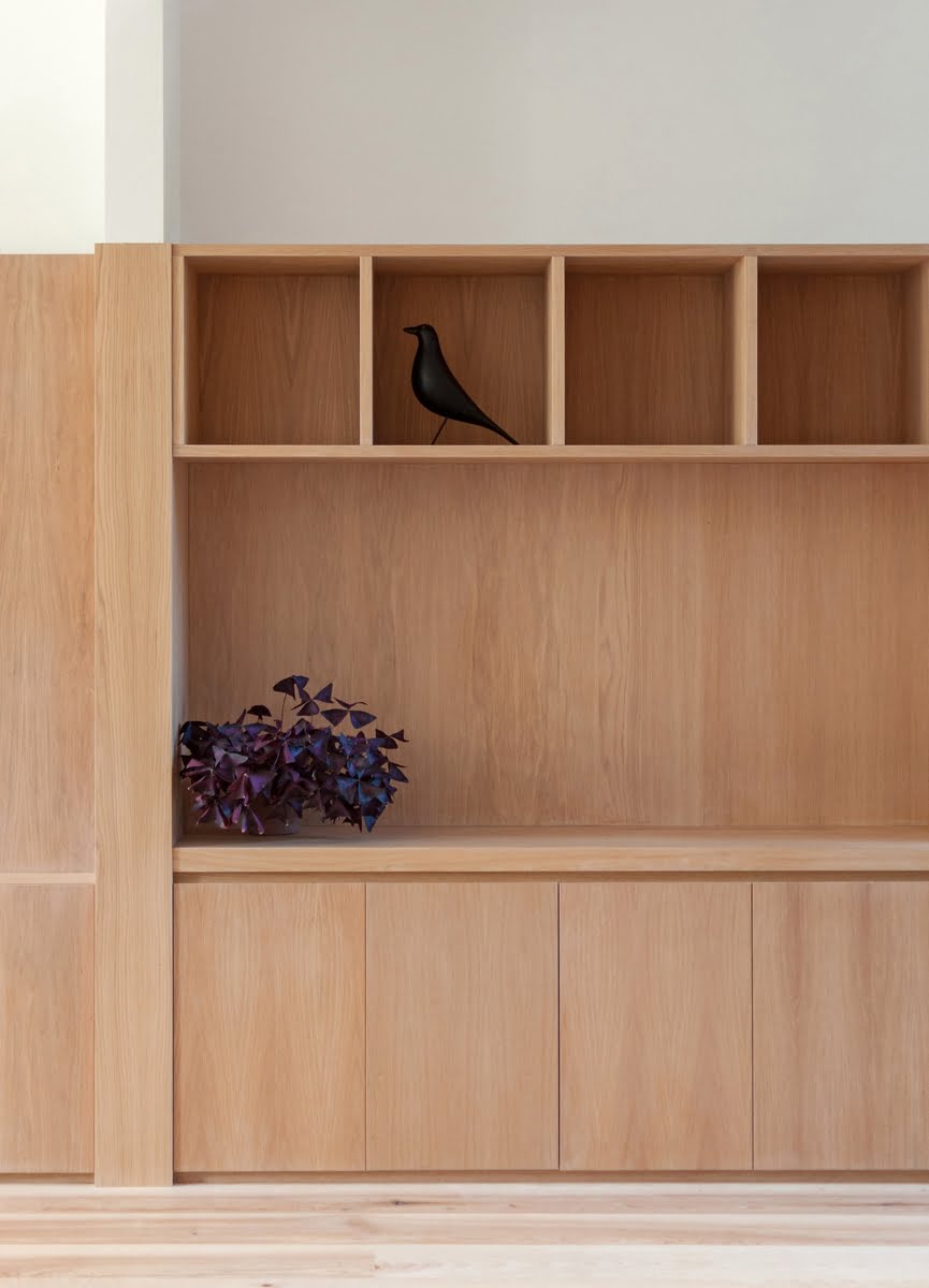 Custom made oak unit