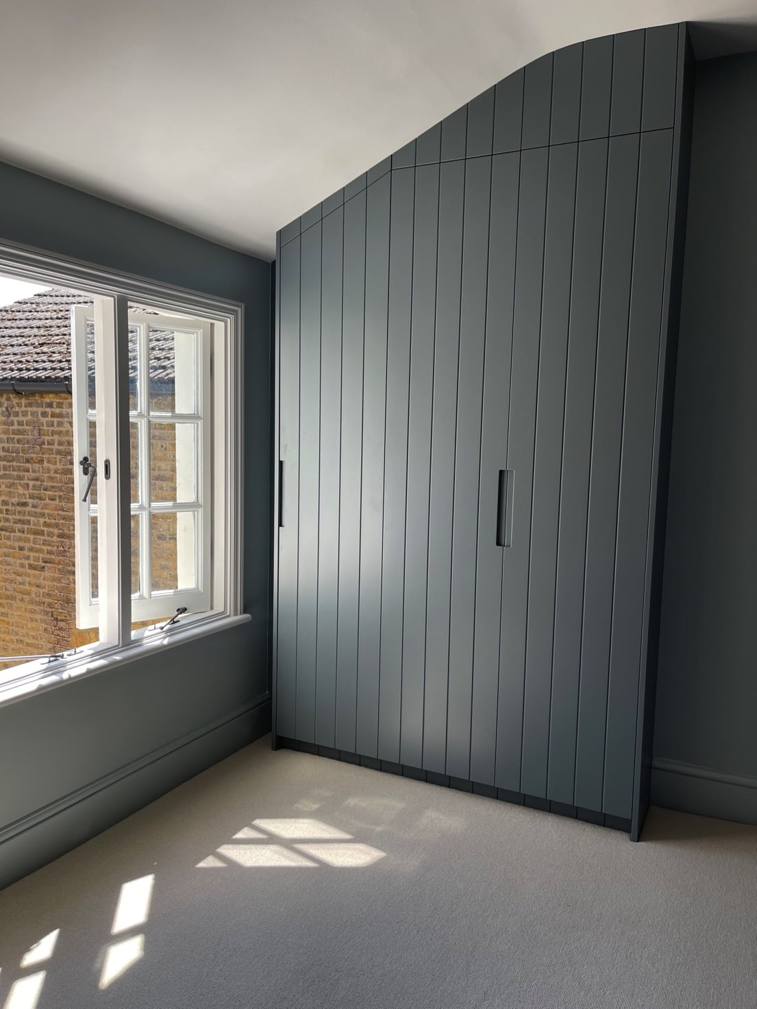 Tongue and groove fitted wardrobes sales